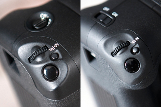 Canon 7D vs Canon 5D Mark III Shutter Buttons